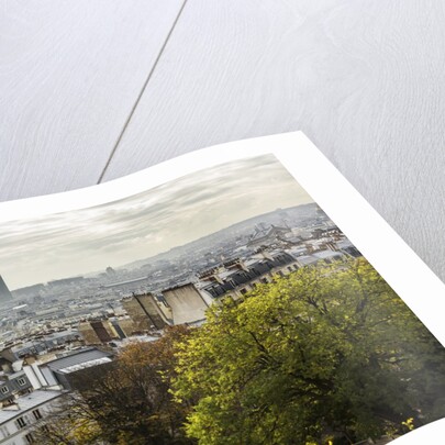 View of the town from Montmartre hill by Anonymous