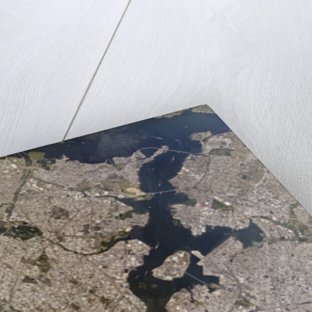 Satellite view of New York City by Anonymous