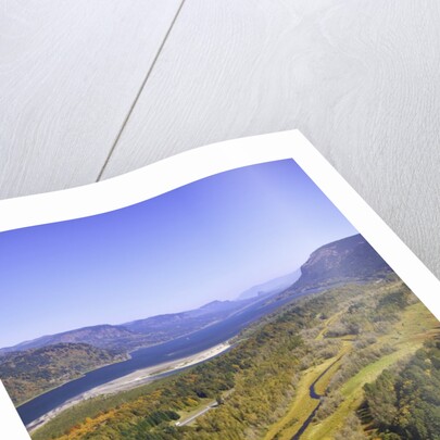 Looking East up the Columbia River, Columbia River Gorge National Scenic Area, Oregon by Anonymous