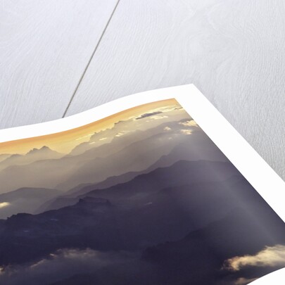 Aerial view of North Cascade Mountain Range by Anonymous