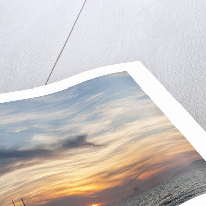 Balearic Islands - sunset time at Es Cavall d'en Borras Bay, parc de ses Salinas by Anonymous