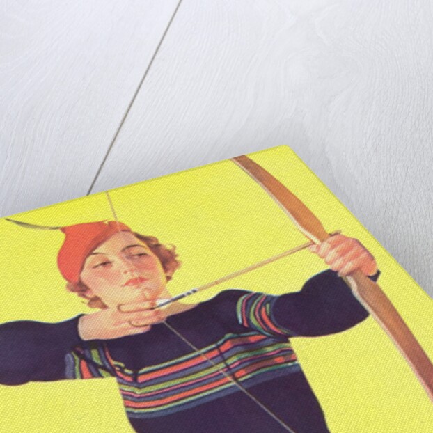 How to Keep Fit, Woman Archer by Anonymous