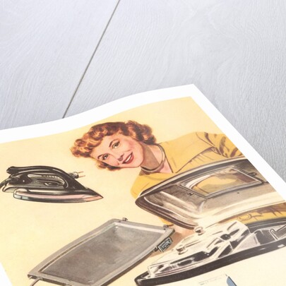 Woman with Modern Appliances by Anonymous