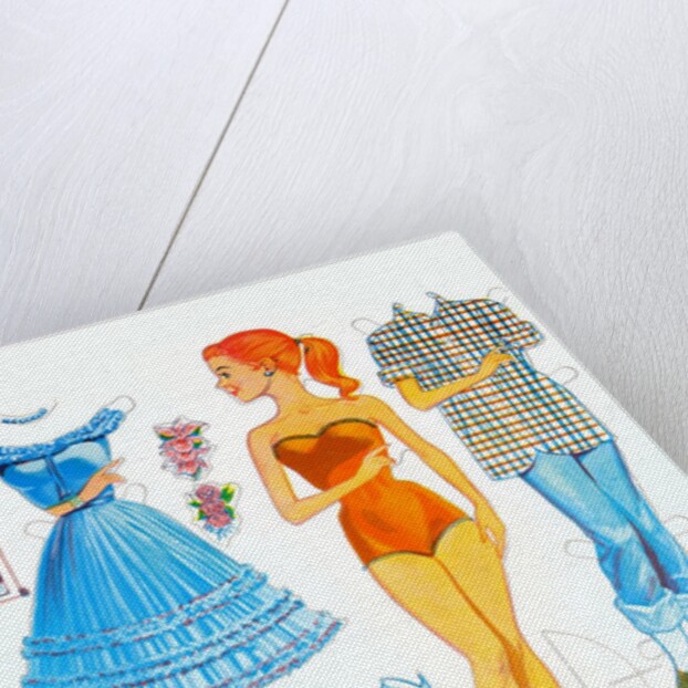 High School Paper Doll by Anonymous