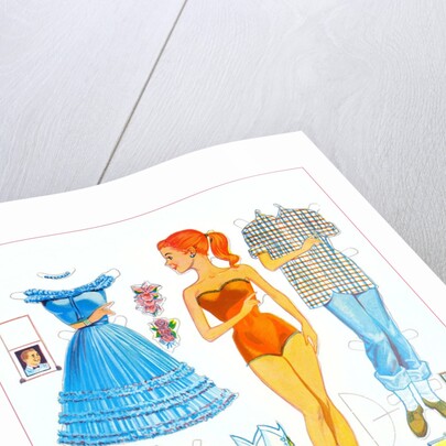 High School Paper Doll by Anonymous
