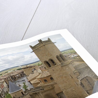 Olite from the top of the Royal Palace by Anonymous