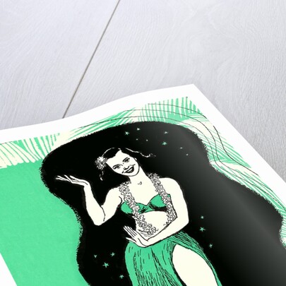 Hula Girl by Anonymous
