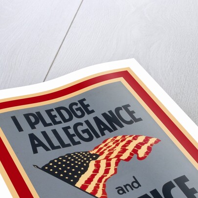 Allegiance and Silence War Poster by Anonymous