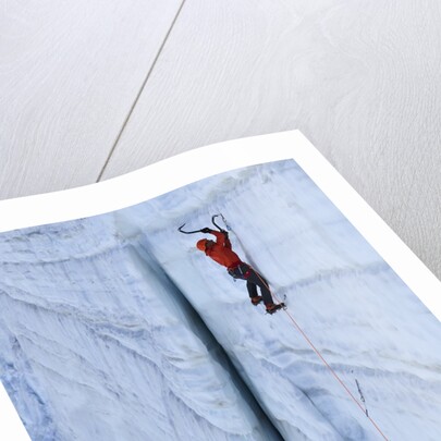 Ice climbing in the Bernes Oberland, Swiss Alps by Anonymous