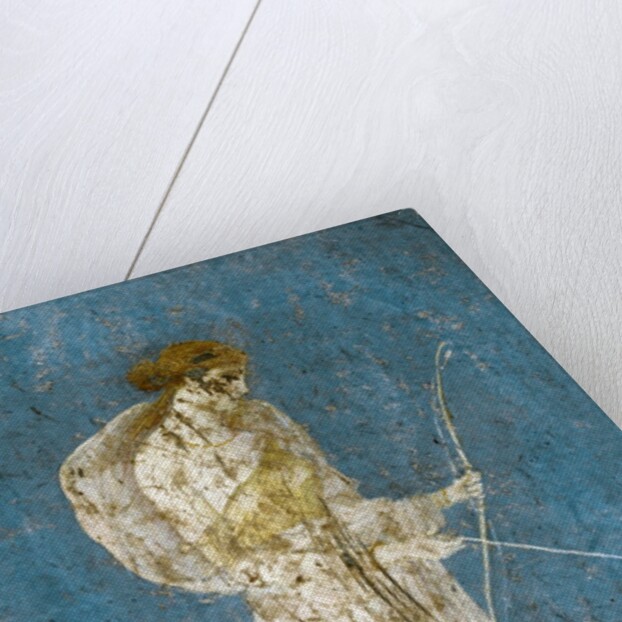 Roman fresco of Diana with her bow and arrow by Anonymous