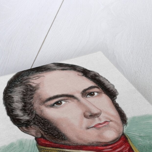 Leopold I of Belgium (1790-1865). The first King of the Belgians (1831-1865). Engraving. Colored. by Anonymous