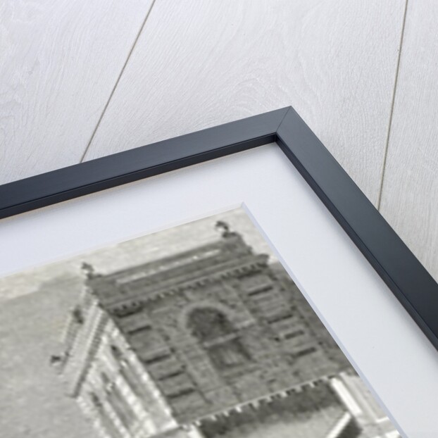 Section of a London Underground station. England. Engraving from "L'Univers IllustrÃƒÂ©." Late ninetee by Anonymous