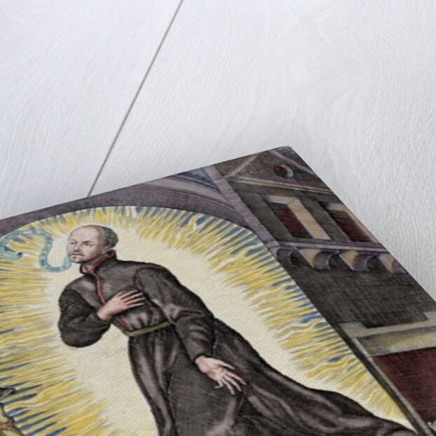 Ignatius of Loyola (1491-1556). Priest since 1537. Founded the Society of Jesus (Jesuits). by Anonymous