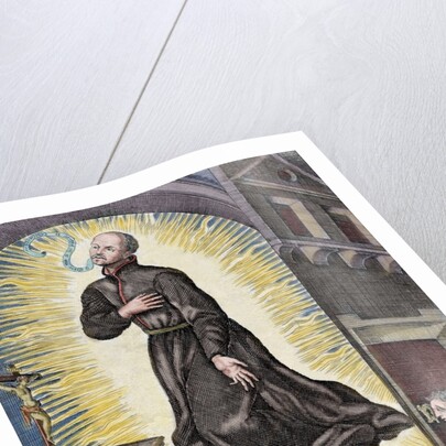 Ignatius of Loyola (1491-1556). Priest since 1537. Founded the Society of Jesus (Jesuits). by Anonymous