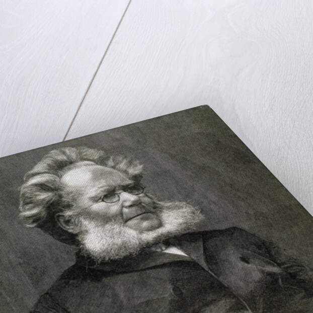Ibsen, Henrik (1828-1906). Norwegian writer. by Anonymous