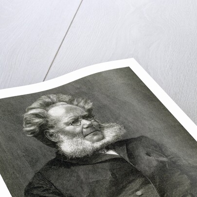 Ibsen, Henrik (1828-1906). Norwegian writer. by Anonymous
