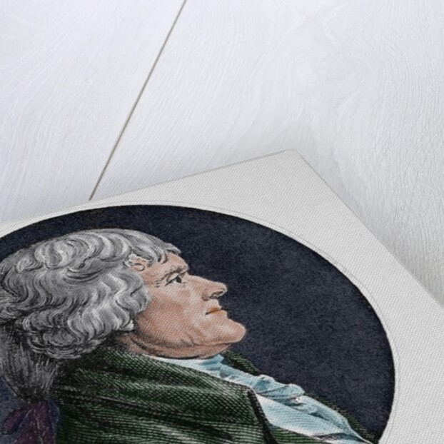 Thomas Jefferson (1743-1826). American Founding Father. President of the United State (1801-1809). C by Anonymous