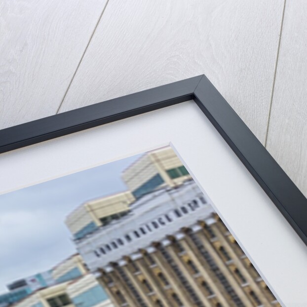 The Thames river, the HMS Belfast, a Royal Navy light cruiser, and the Tower Bridge by Anonymous