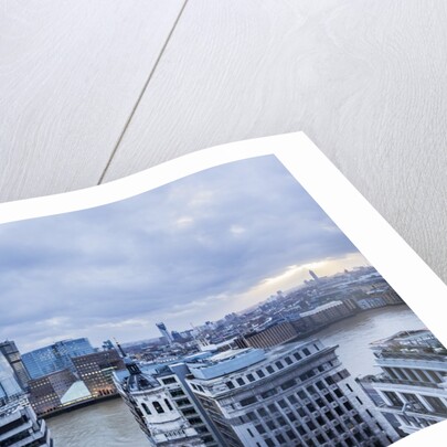 The Thames river and The Shard (Renzo Piano architect) from The Monument by Anonymous