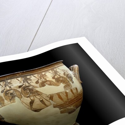 Mycenaean art: Crater of the Warriors by Anonymous