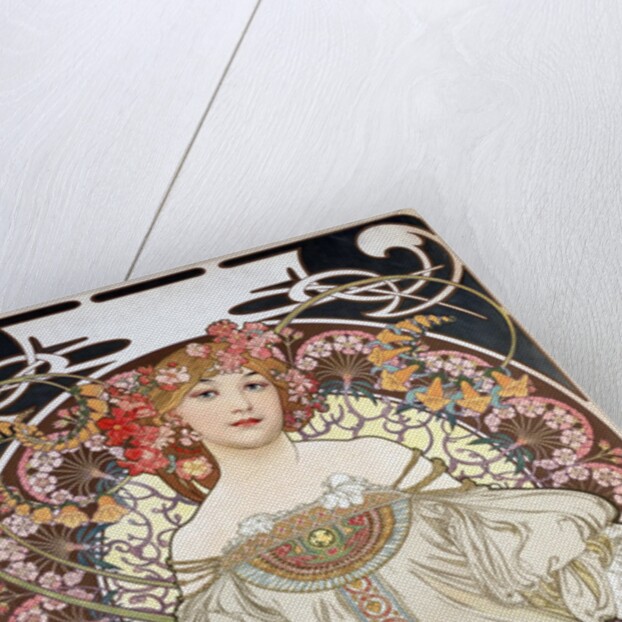 Calendar Illustration by Alphonse Mucha