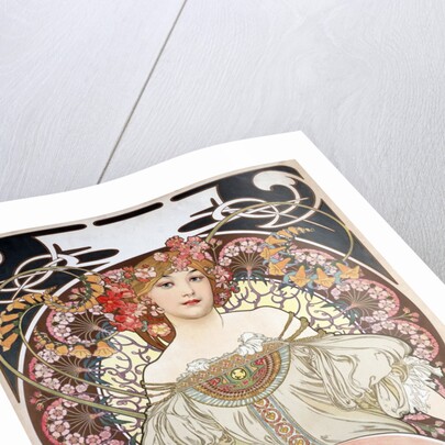 Calendar Illustration by Alphonse Mucha