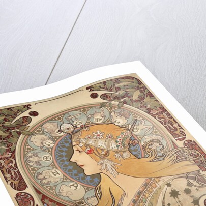 Poster illustration by Alphonse Mucha for La Plume
