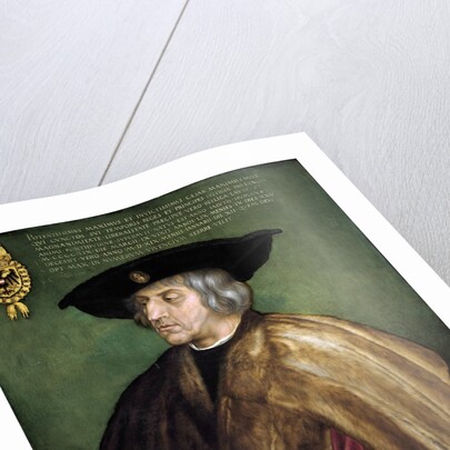Portrait of Maximilian I of Austria by Albrecht Dürer