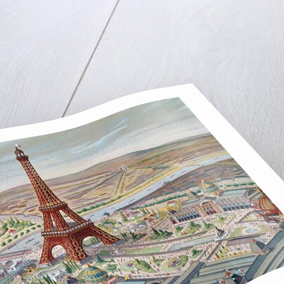 View of the Universal Exhibition with the Eiffel Tower, 1889 by Anonymous