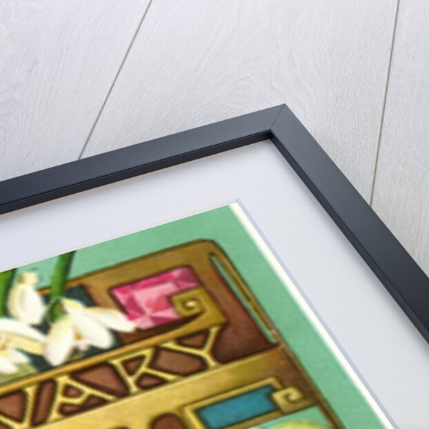 Art Nouveau January, Aquarius by Anonymous