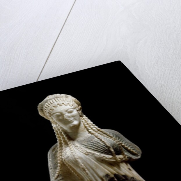 Marble sculpture of kore by Anonymous