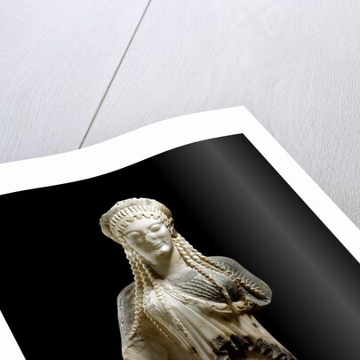 Marble sculpture of kore by Anonymous
