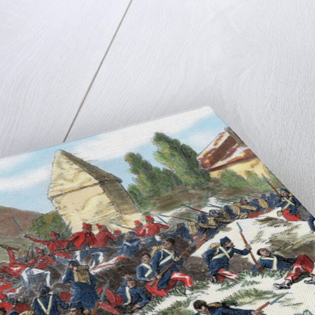 Italian unification (1859-1924). Battle of Volturno (1860). Neapolitans recoil to the other side of by Anonymous
