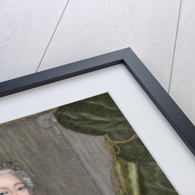 Elisabeth Christine of Brunswick-Wolfenbuttel-Bevern (1715-1797). Engraving. Colored. by Anonymous