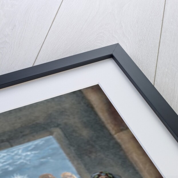 Parable of the Pharisee and the Publican. Engraving. Colored. by Anonymous