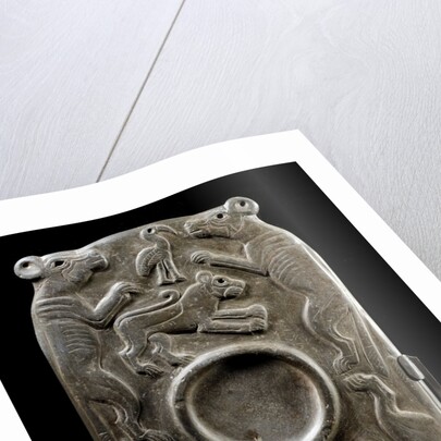 Ancient Egyptian cosmetic palette by Anonymous