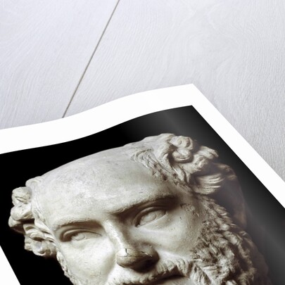 Roman marble bust of Aristophanes by Anonymous
