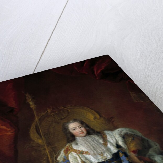 Portrait of Louis XV by Alexis Simon Belle
