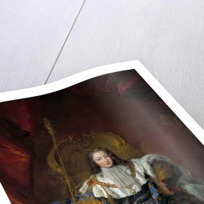 Portrait of Louis XV by Alexis Simon Belle