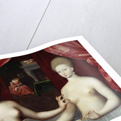 Portrait of Gabrielle d'Estrees and her sister by Anonymous