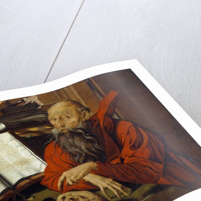 Saint Jerome Meditating by Marinus Claeszoon van Reymerswaele
