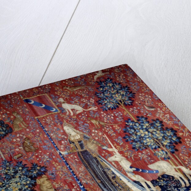 Allegory of touch from the Lady and the Unicorn tapestry by Anonymous