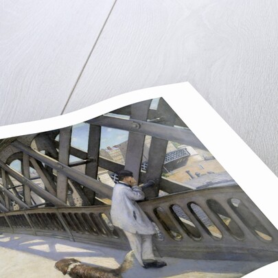 Le Pont de l'Europe by Gustave Caillebotte