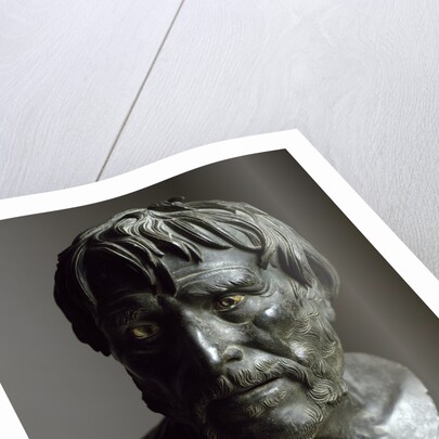 Roman bronze sculpture bust of Seneca by Anonymous