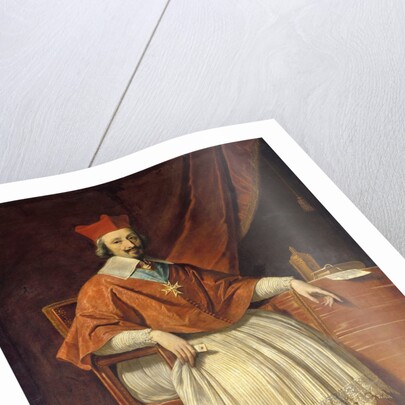 Portrait of the Cardinal Richelieu by Philippe de Champaigne