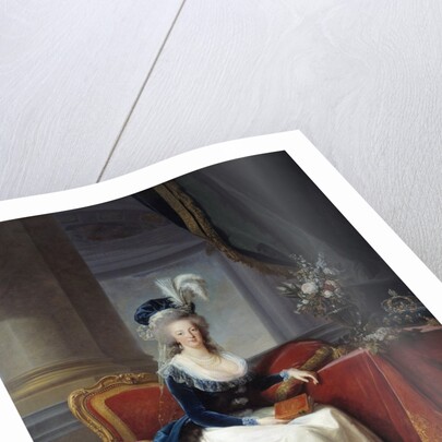 Portrait of Marie Antoinette, Queen of France by Elisabeth Vigee-Lebrun
