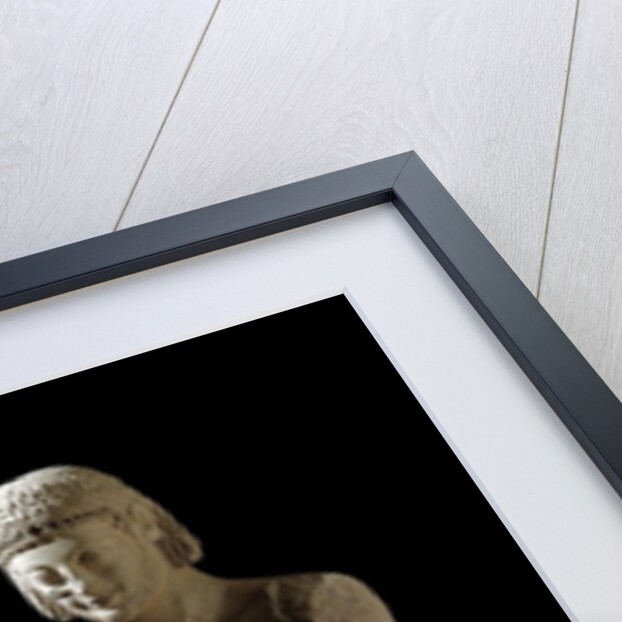 Archaic Greek sculpture of The Rampin Rider by Anonymous