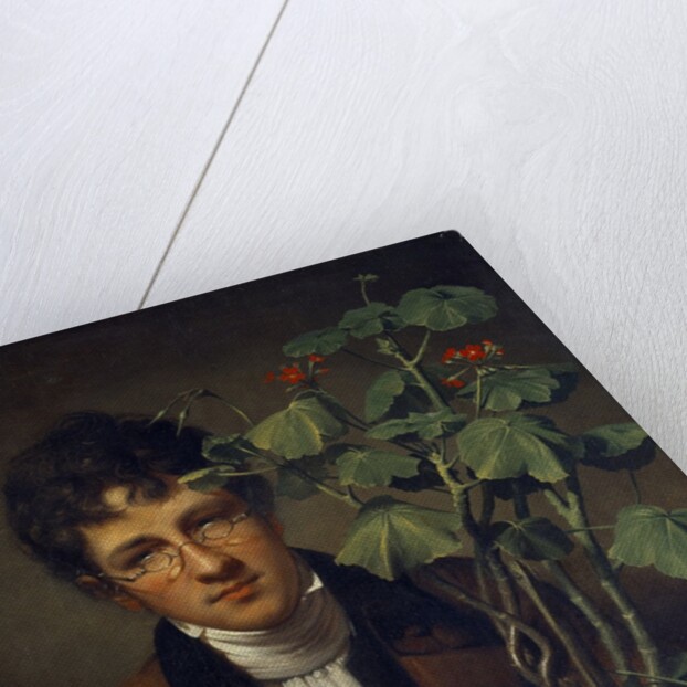 Rubens Peale With a Geranium by Rembrandt Peale