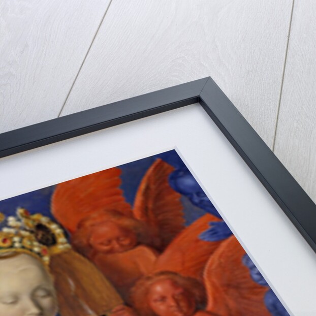 Virgin and Child Surrounded by Cherubim and Seraphim by Jean Fouquet