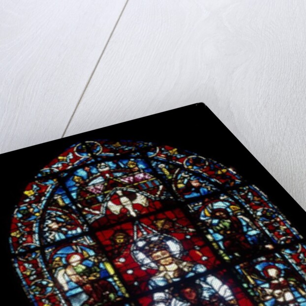 Stained glass window at Chartres Cathedreal by Anonymous